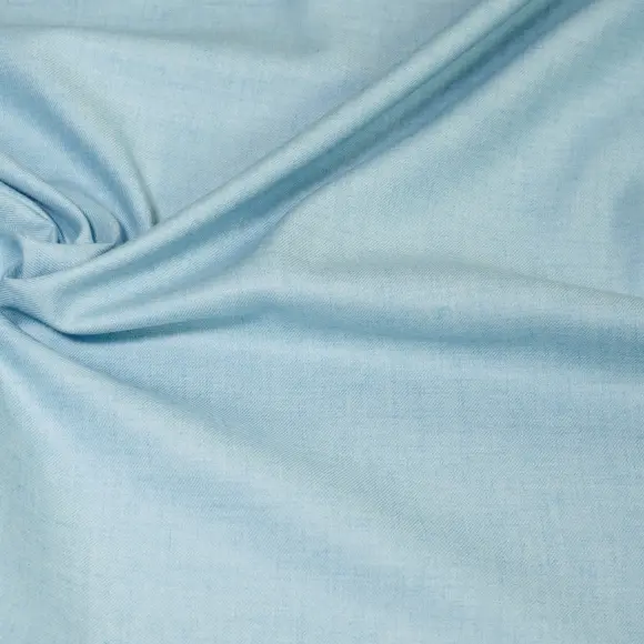 Cashmerello Turquoise Twill Solid plain