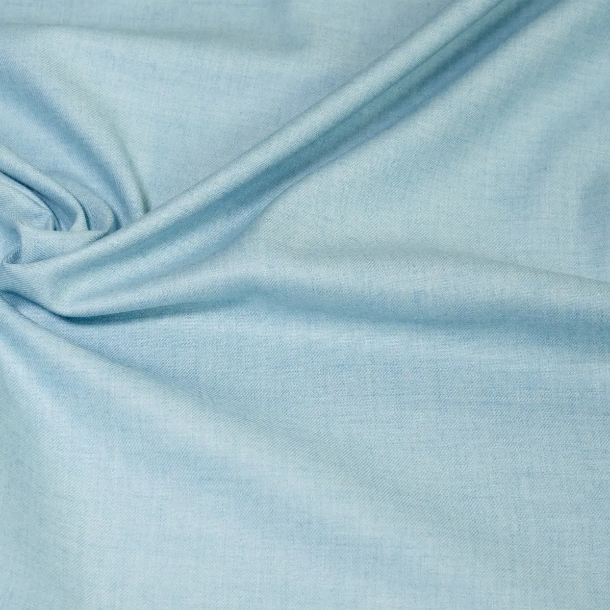 Cashmerello Turquoise Twill Solid plain