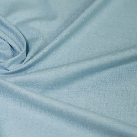 Cashmerello Medium Blue Twill Solid plain 2