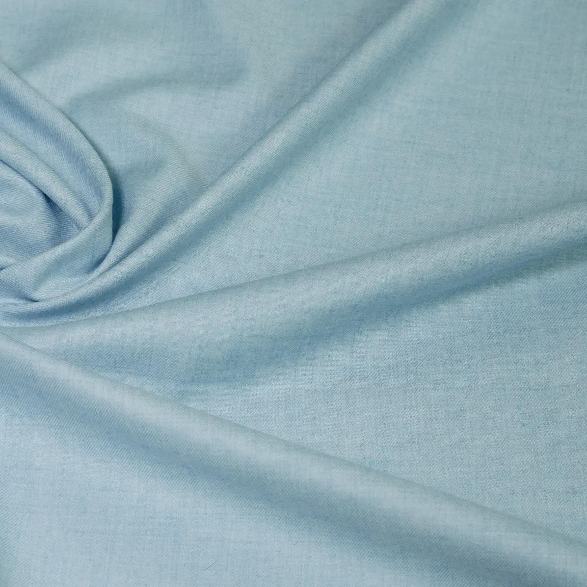 Cashmerello Medium Blue Twill Solid plain 2