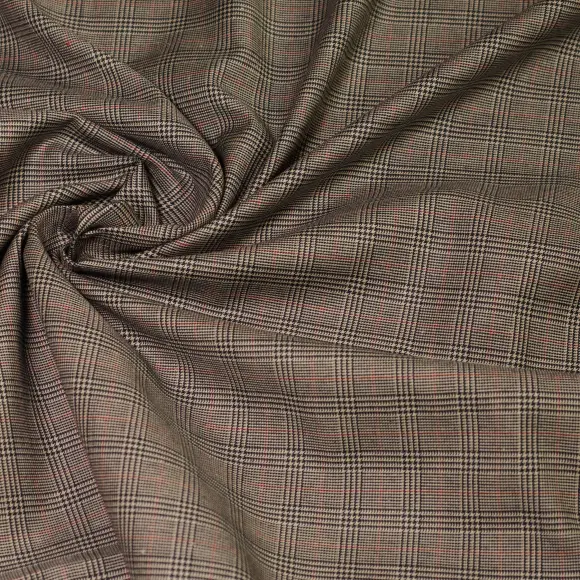 Flanello Junior Brown Twill Check