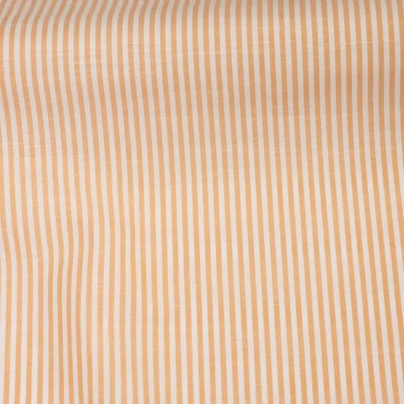 Avellino Orange Popelin Stripes - 3