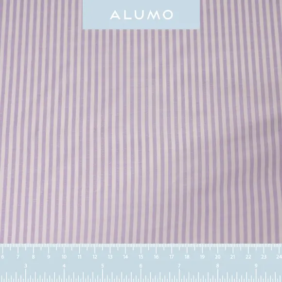 Avellino Lilac Popelin Stripes - 2