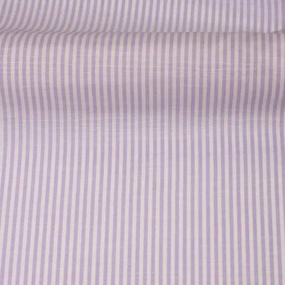 Avellino Lilac Popelin Stripes - 3
