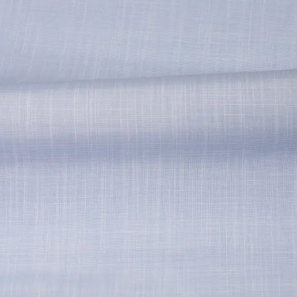 Avellino Medium Blue Popelin Solid plain - 3