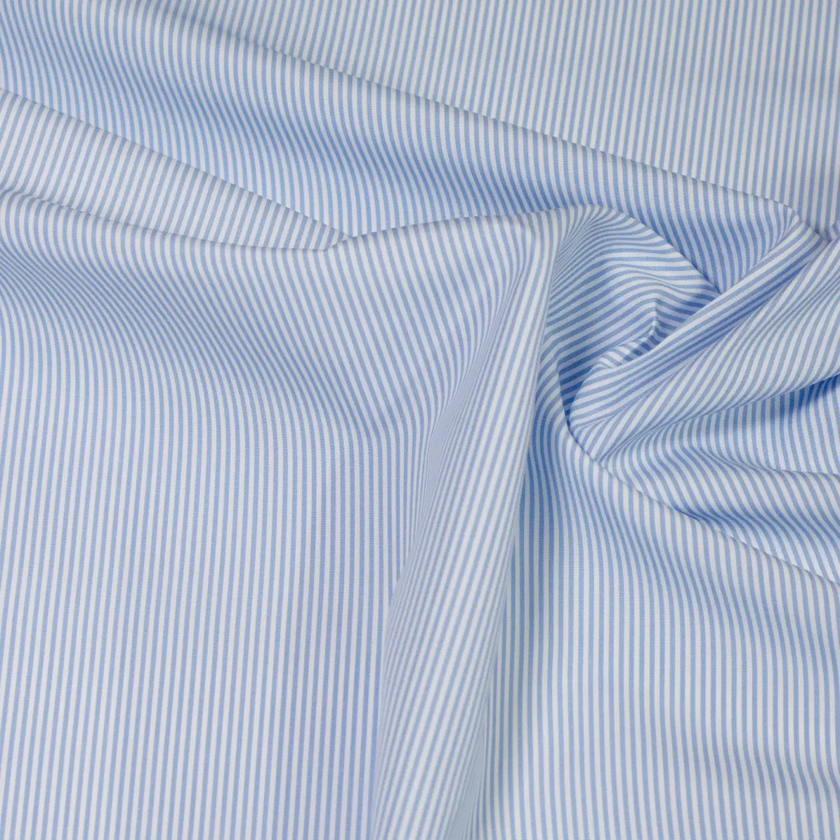 Supraluxe Voyage Medium Blue Popelin Stripes