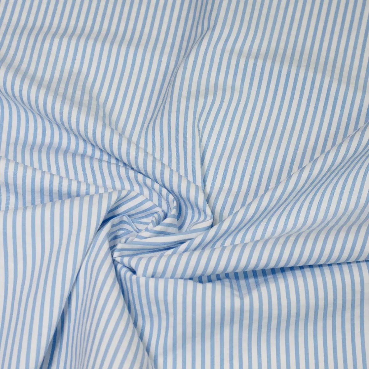 Seerluxe Medium Blue Seersucker Stripes Structured 2
