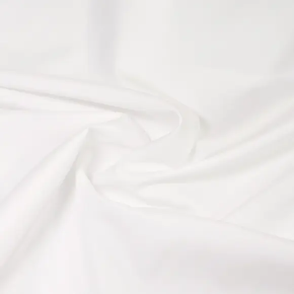 Suprastretch Popelin White Popelin Solid plain 2