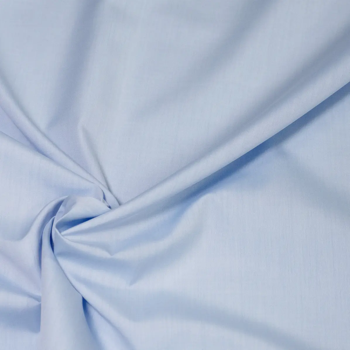 King Soyella Medium Blue Popelin Solid plain