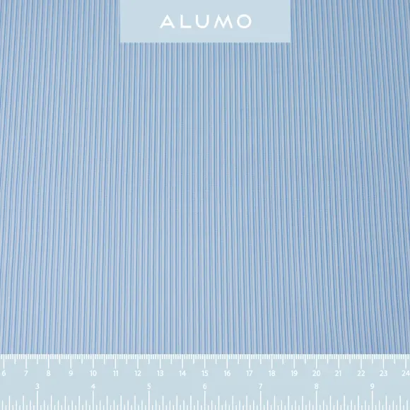 Supraluxe Medium Blue Popelin Stripes 4 - 2