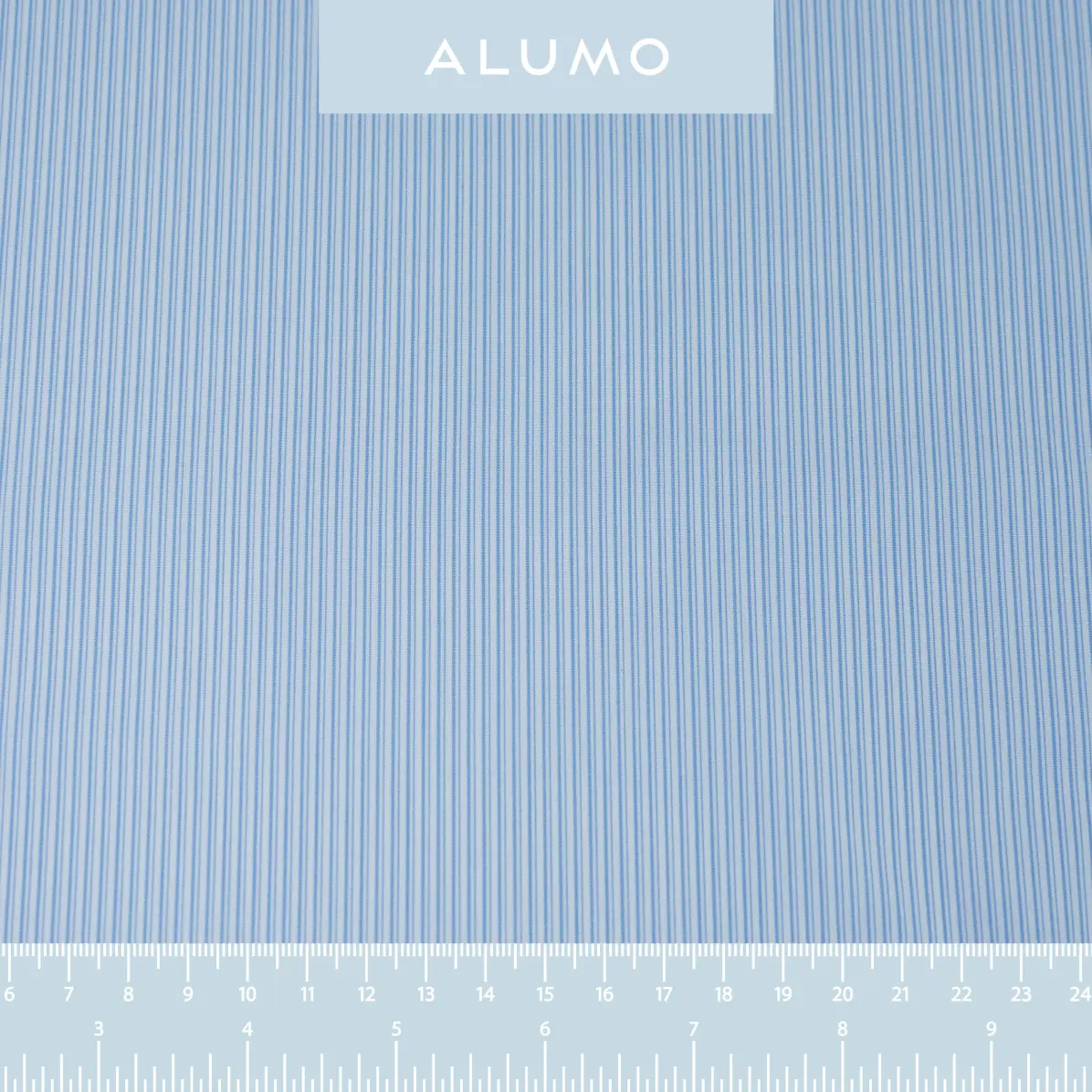 Supraluxe Medium Blue Popelin Stripes 4