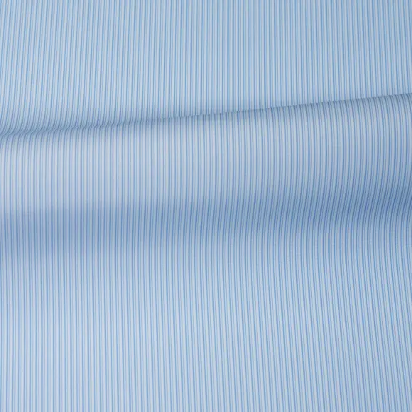 Supraluxe Medium Blue Popelin Stripes 4 - 3
