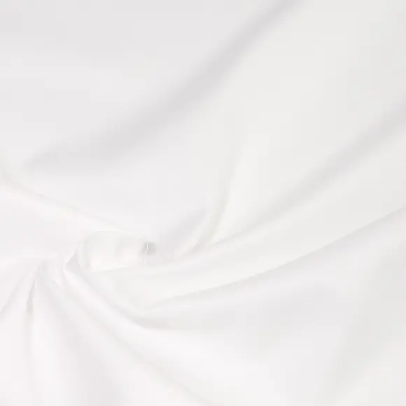 Organic Twill 2/2 White Twill Solid plain