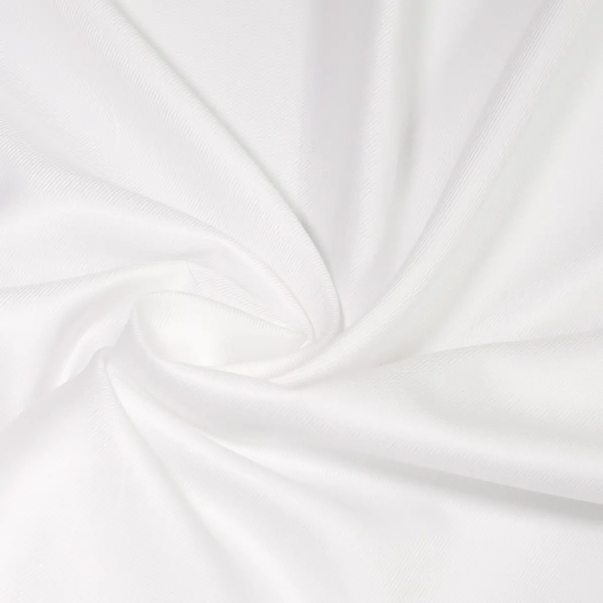 Organic Fantasy Twill Weiß Köper Einfarbiges