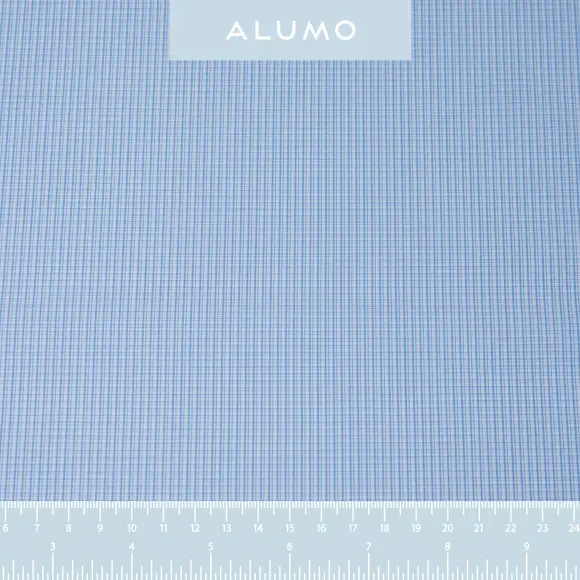 Supraluxe Medium Blue Popelin Check 2 - 2