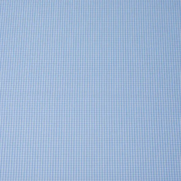 Supraluxe Medium Blue Popelin Check 2 - 4