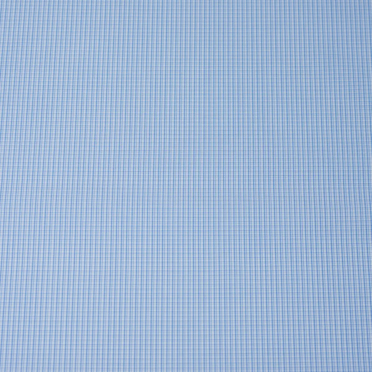 Supraluxe Medium Blue Popelin Check 2