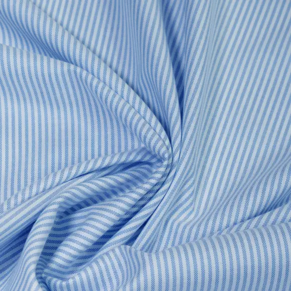Oxford Hellblau Oxford Streifen
