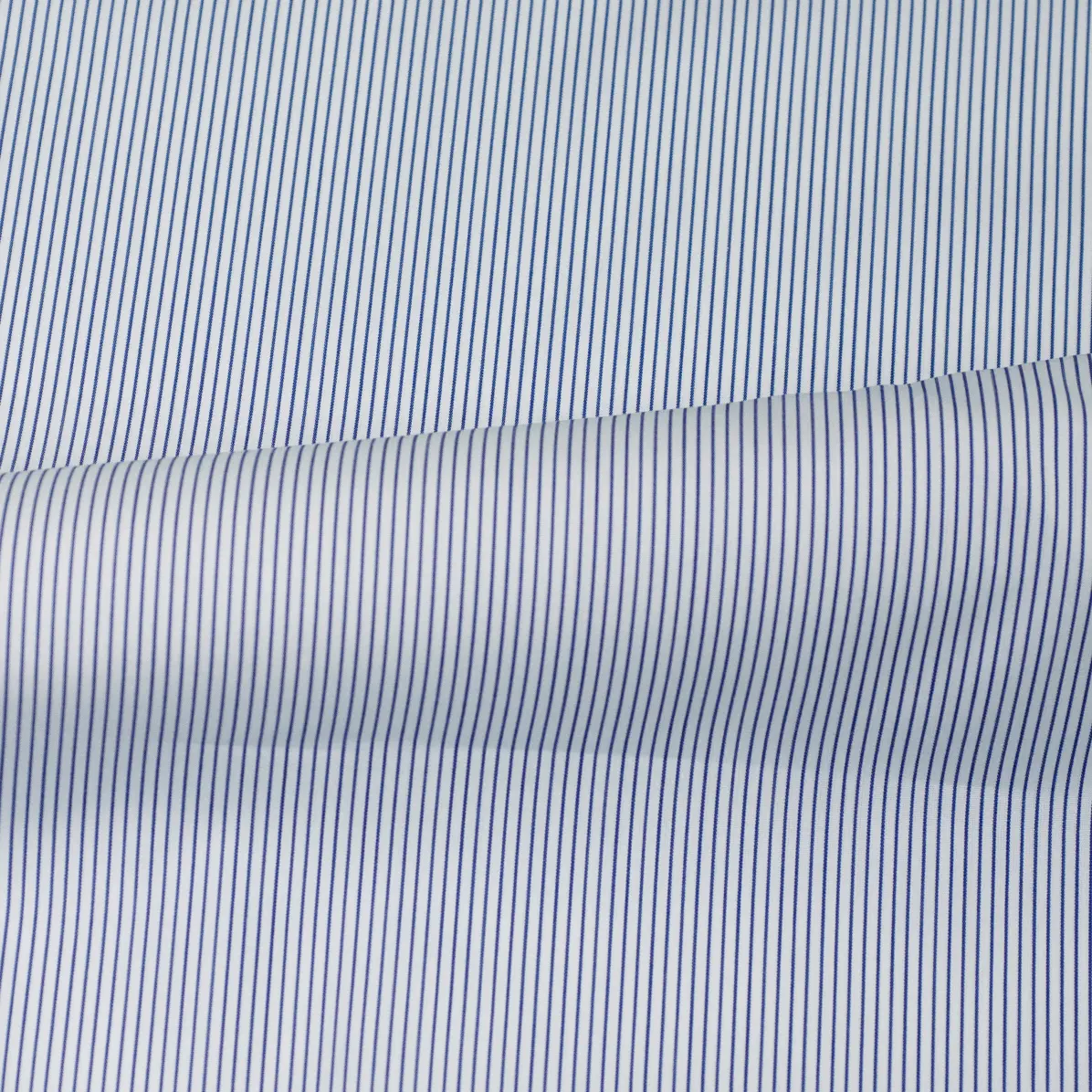Supraluxe Dark Blue Popelin Stripes 2