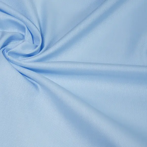 Genio Voyage Light Blue Oxford Solid Plain Structured