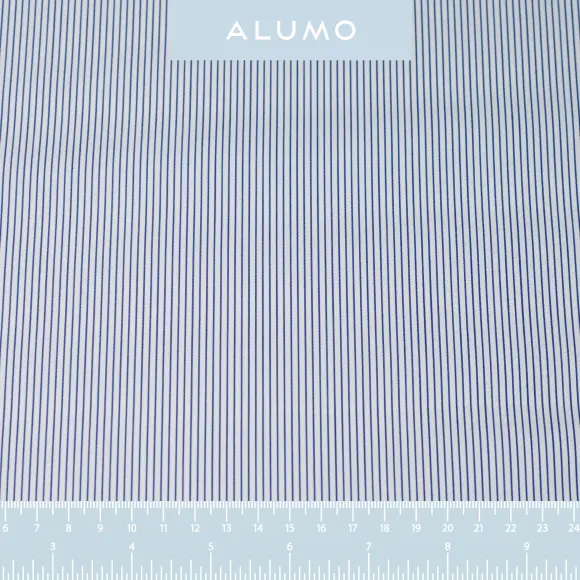 Supraluxe Dark Blue Popelin Stripes 2 - 2