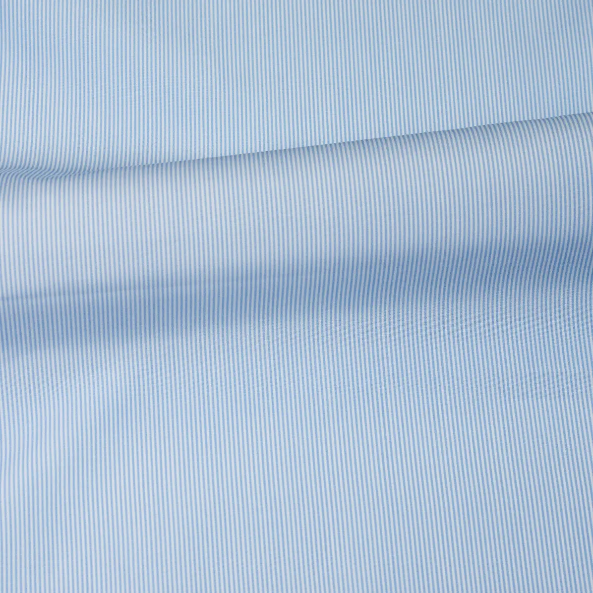 Supraluxe Azzurro Popelin Righe 3