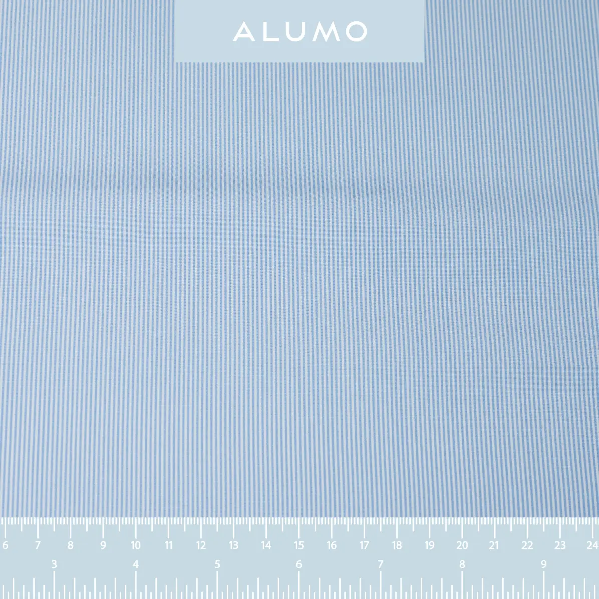 Supraluxe Azzurro Popelin Righe 3