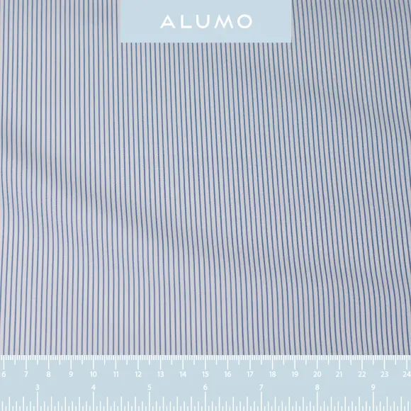 Supraluxe Medium Blue Popelin Stripes 2 - 2