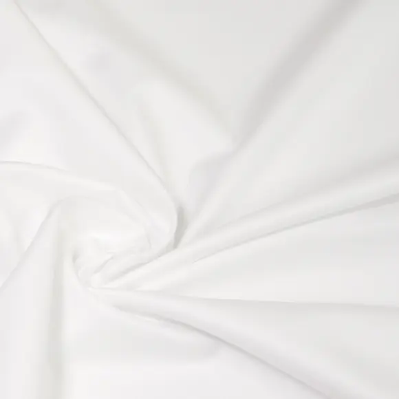 Twill Silvano White Twill Solid plain 2