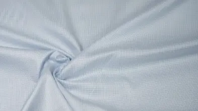 Structured Check Shirt Fabric ALUMO Sartoria