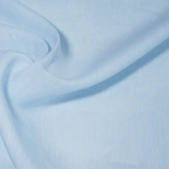 Centolino Hellblau Popelin Einfarbiges 1