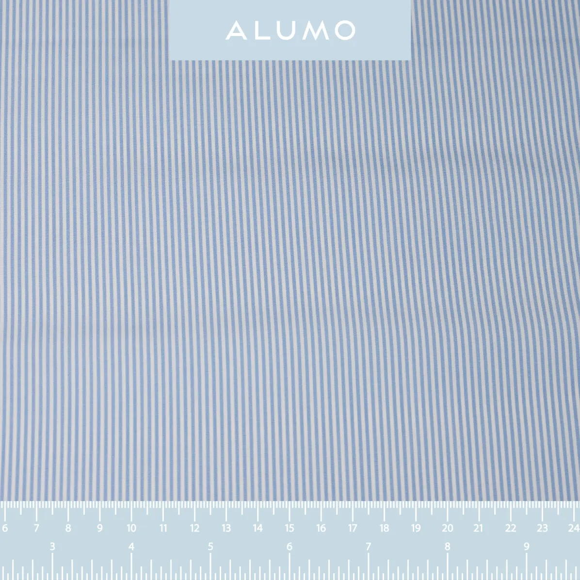 Supraluxe Azzurro Popelin Righe 1