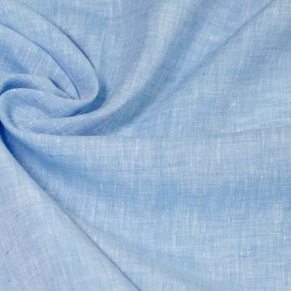 Centolino Mittelblau Popelin Einfarbiges