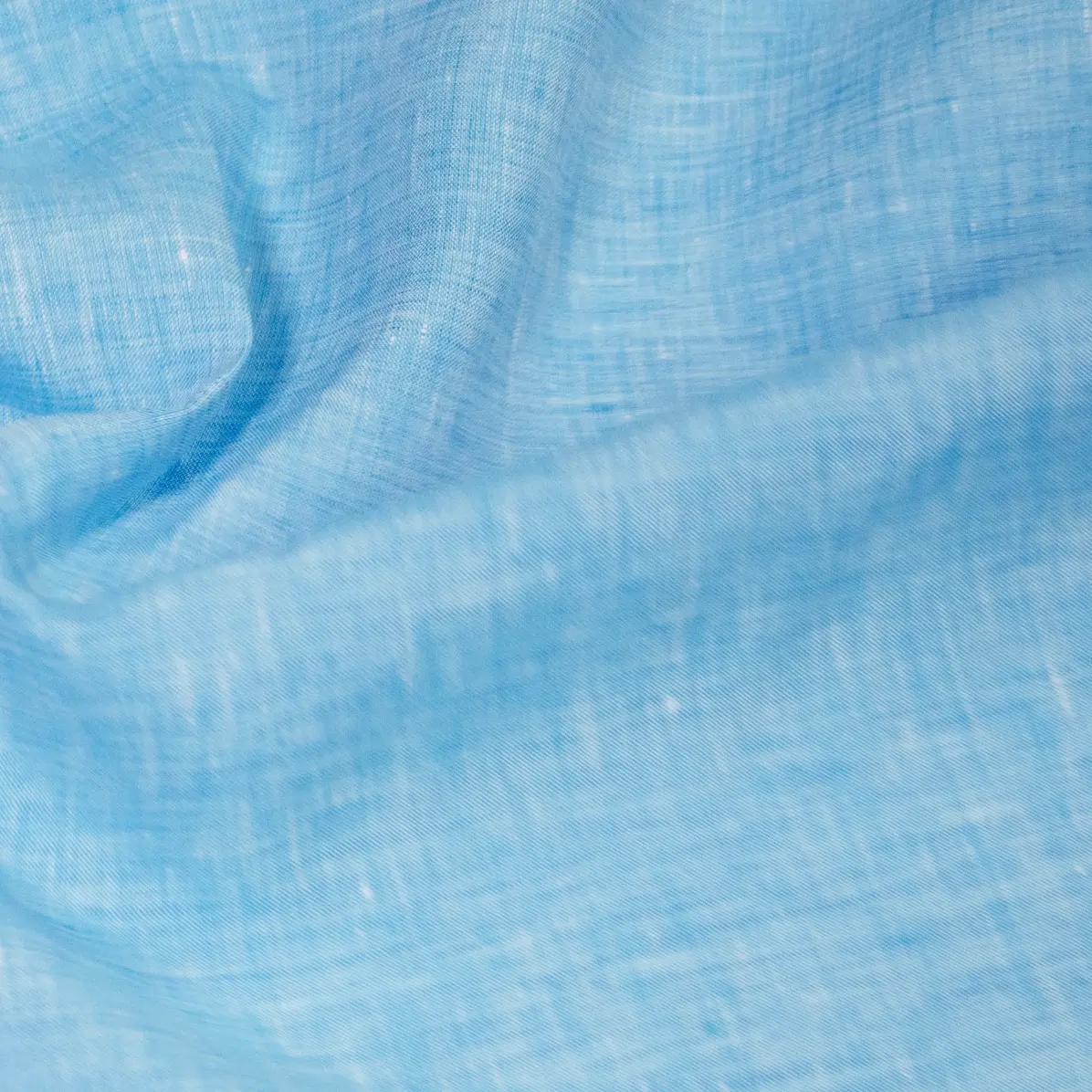 Centolino Hellblau Popelin Einfarbiges 2