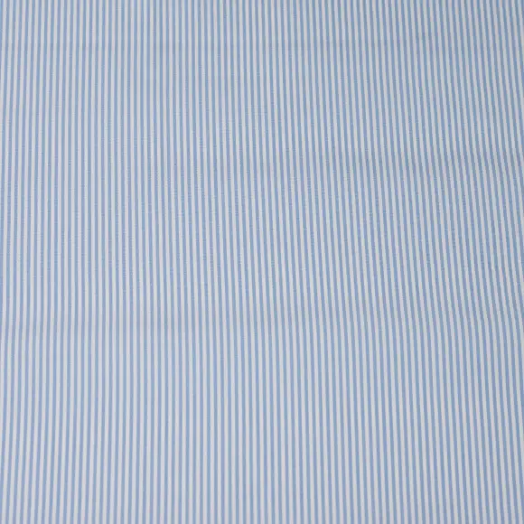 Supraluxe Azzurro Popelin Righe 1 - 4