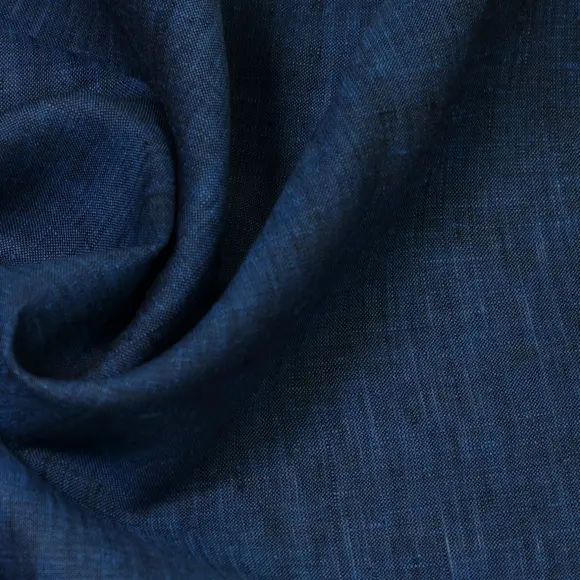 Centolino Dunkelblau Popelin Einfarbiges
