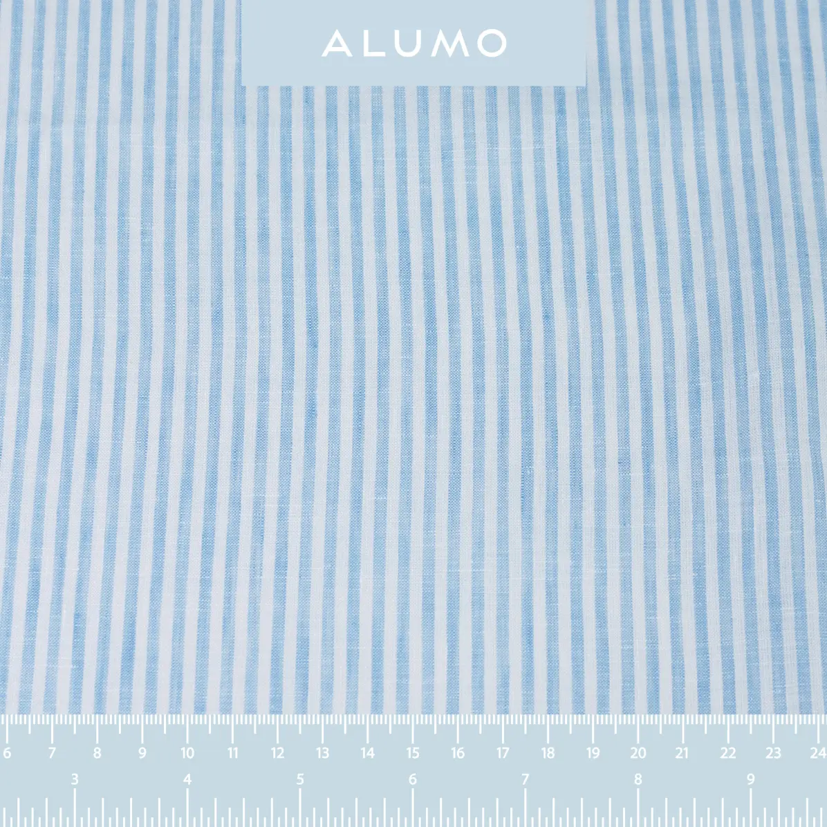 Centolino Medium Blue Popelin Stripes 2