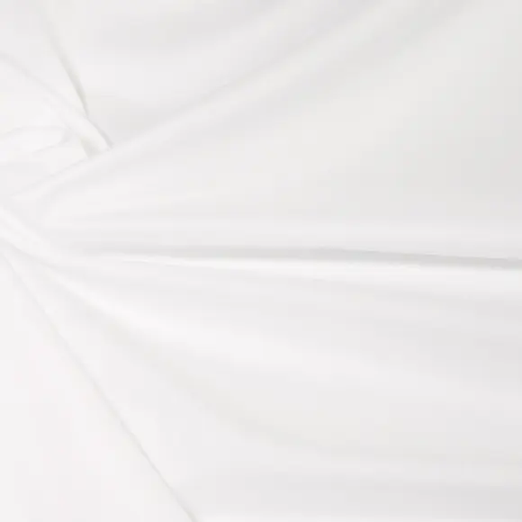 Zephir Soyella White Popelin Solid plain