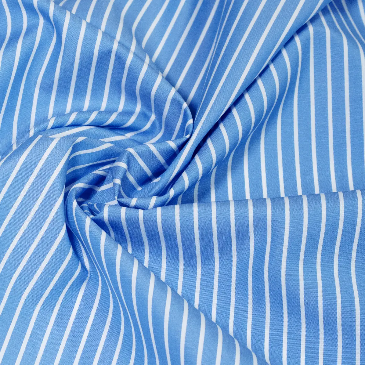 Silvano Blu medio Popelin Righe 2