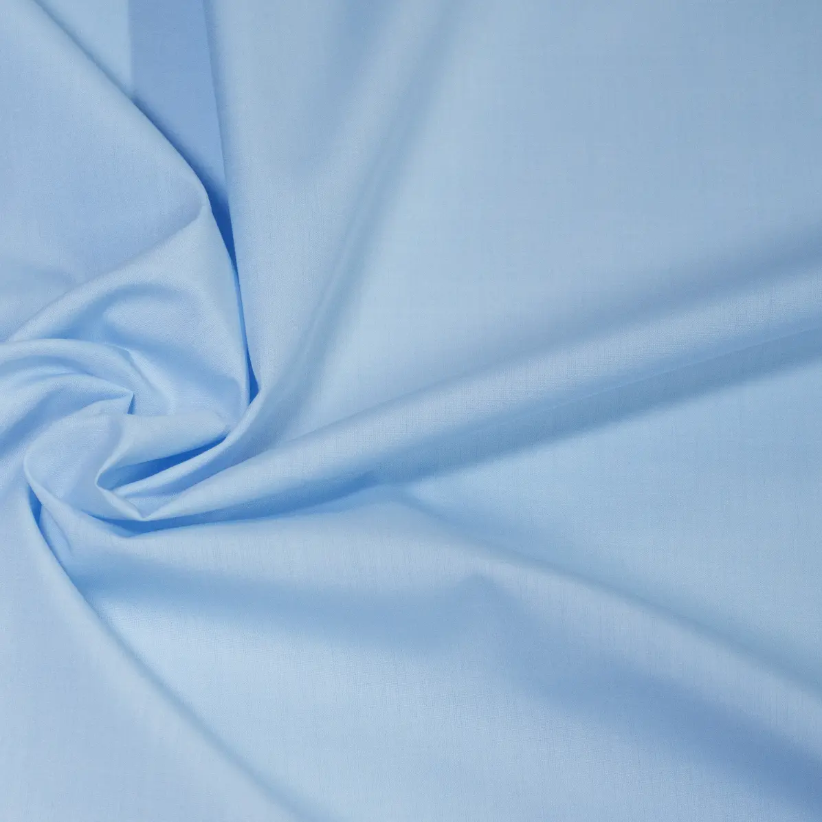 Silvano Hellblau Popelin Einfarbiges