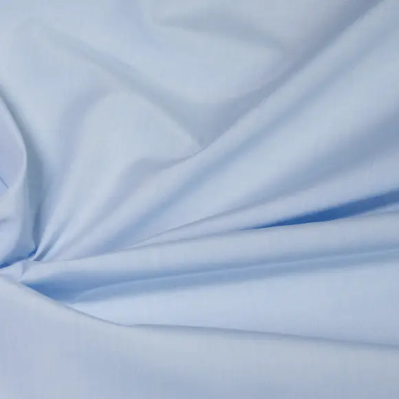 Soyella Duecento Light Blue Popelin Solid plain 2