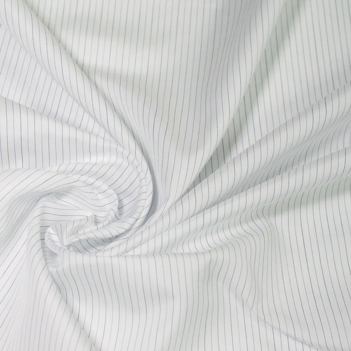 Soyella Duecento Hellblau Popelin Streifen