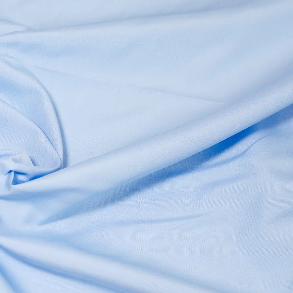 Salvatore Triplo Medium Blue Popelin Solid plain 1