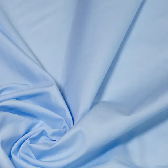Salvatore Triplo Azzurro Popelin Tinta unita 2