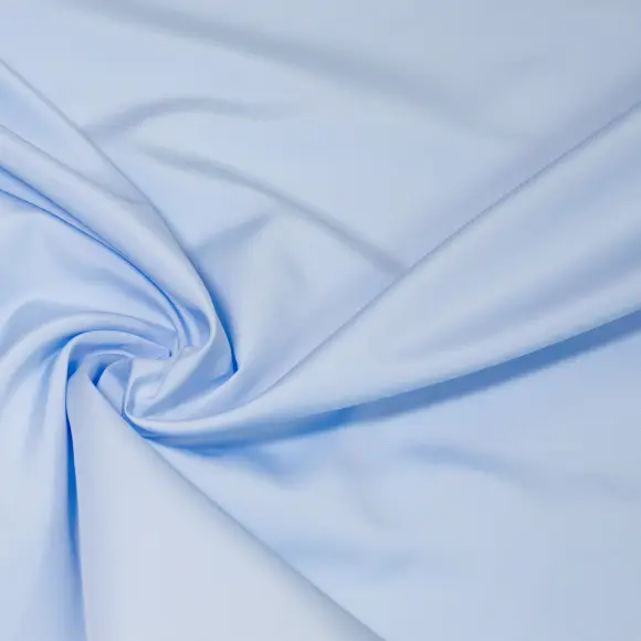 Soyella Duecento Medium Blue Popelin Solid plain 2