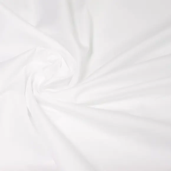 Soyella Duecento White Popelin Solid plain