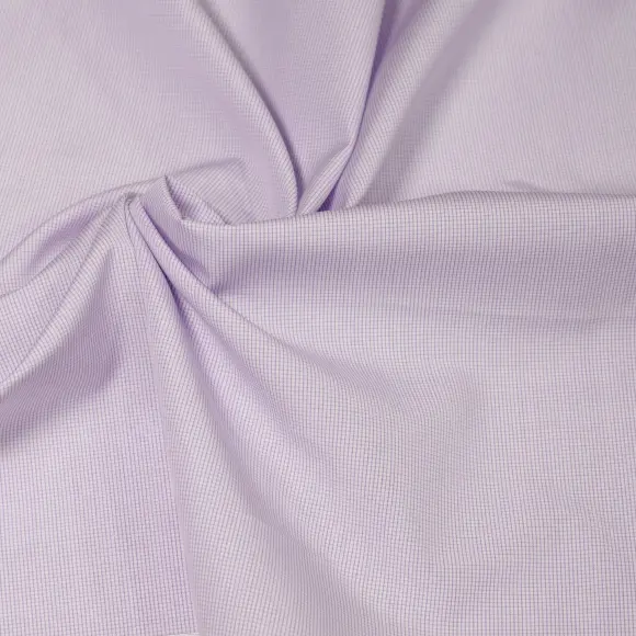 Sea Island Lilac Popelin Check