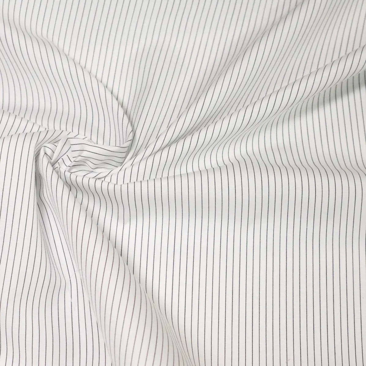 Sea Island Nero Popelin Righe 2