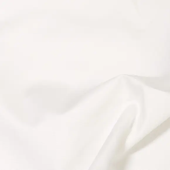 Sea Island White Popelin Solid plain 2