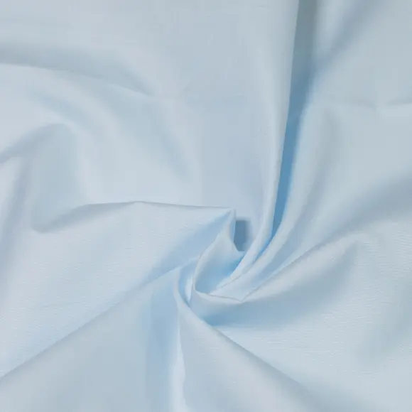 Sea Island Light Blue Popelin Solid plain